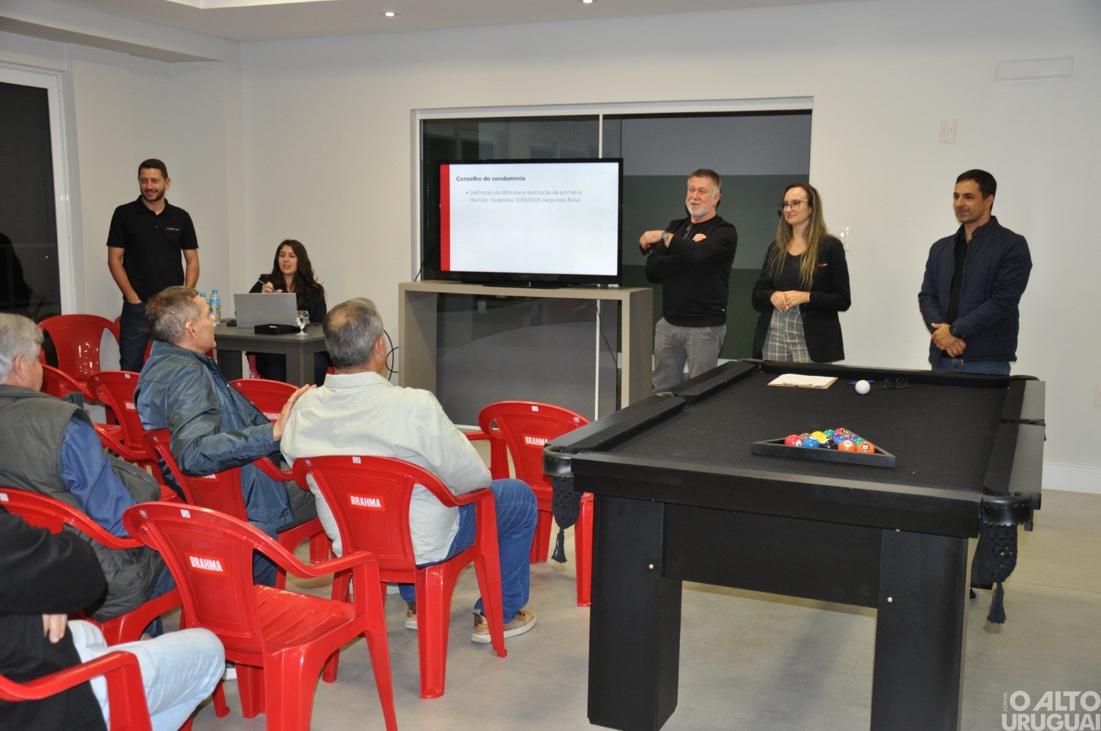 Marcos Lima celebra a entrega do Figueiras Park