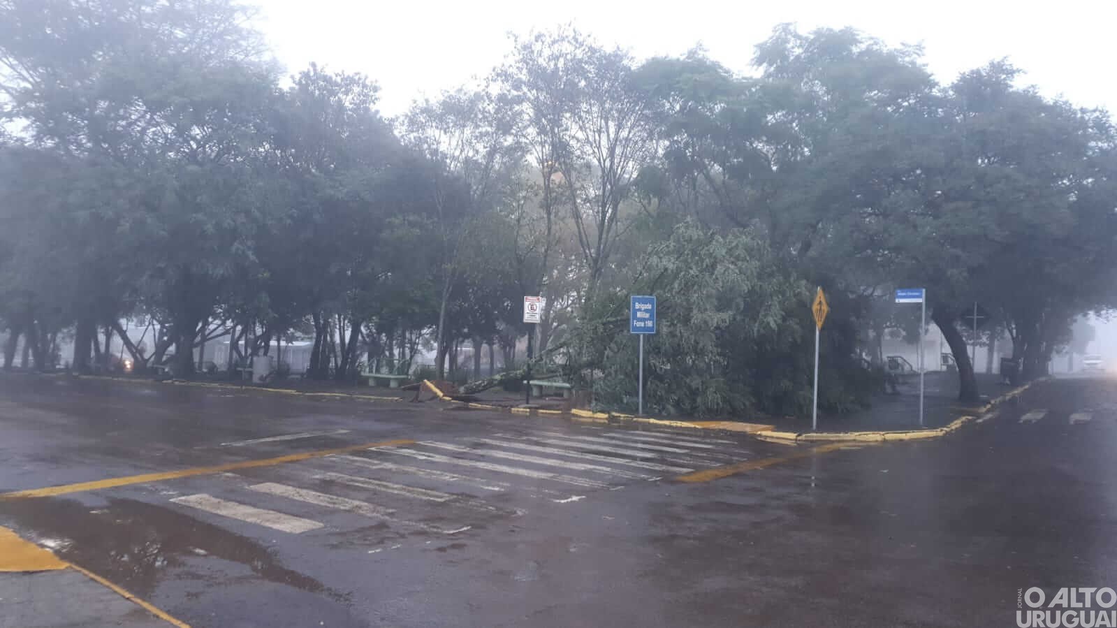 Equipes trabalham em FW para restabelecer serviços após temporal desta terça-feira