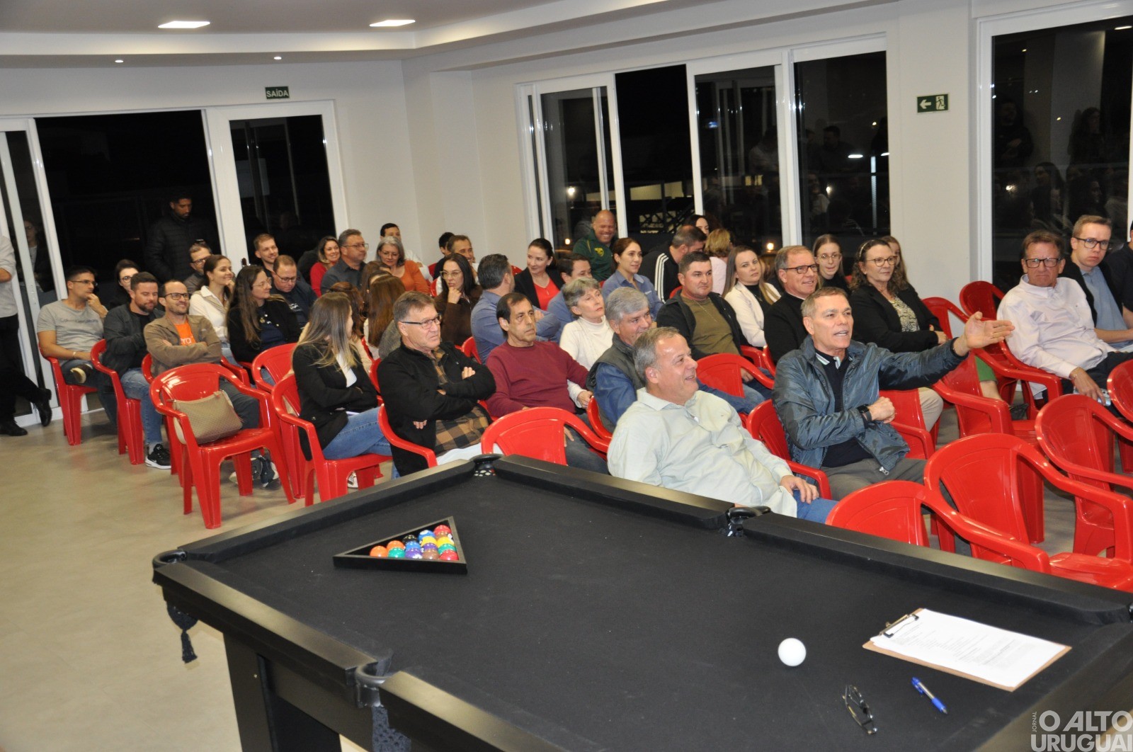 Marcos Lima celebra a entrega do Figueiras Park