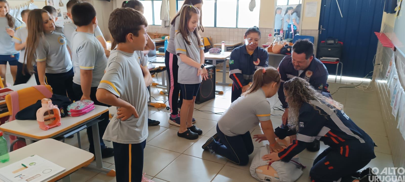 Alunos da rede municipal de Seberi recebem orientações de primeiros socorros