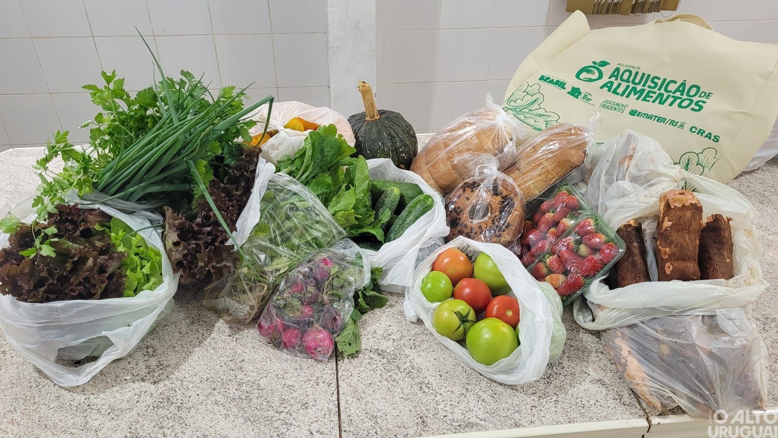 Realizada primeira entrega do ano do PAA em Novo Tiradentes