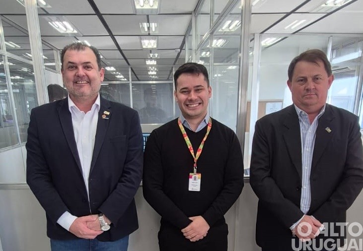 Prefeito e vice-prefeito de Planalto cumprem agendas em Porto Alegre