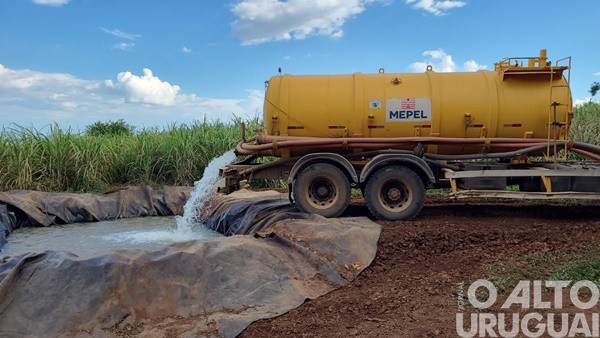 Estiagem em Pinhal resulta em falta d’água até para o consumo humano