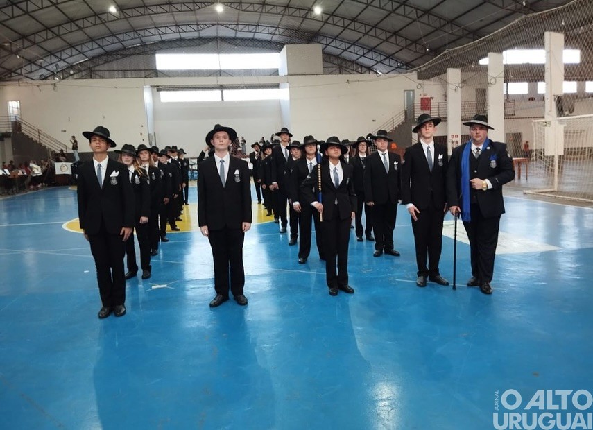 Banda Marcial 22 de Maio de Palmitinho participa de festival em SC