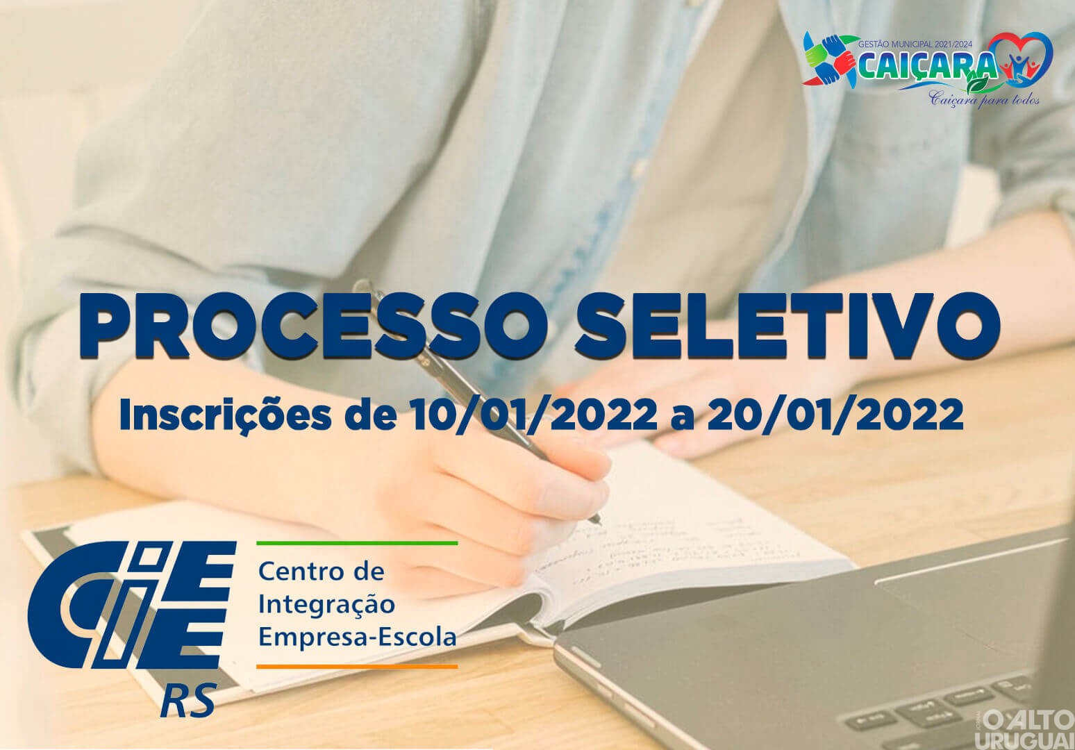 Caiçara: aberto processo seletivo para seleção de estagiários do CIEE
