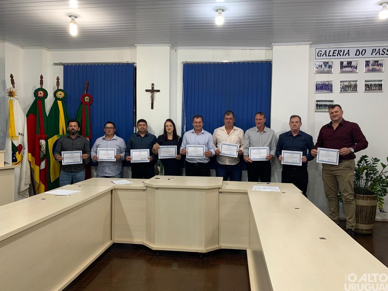 Vereadores eleitos de Taquaruçu do Sul recebem diplomas e elegem Mesa Diretora para 2025