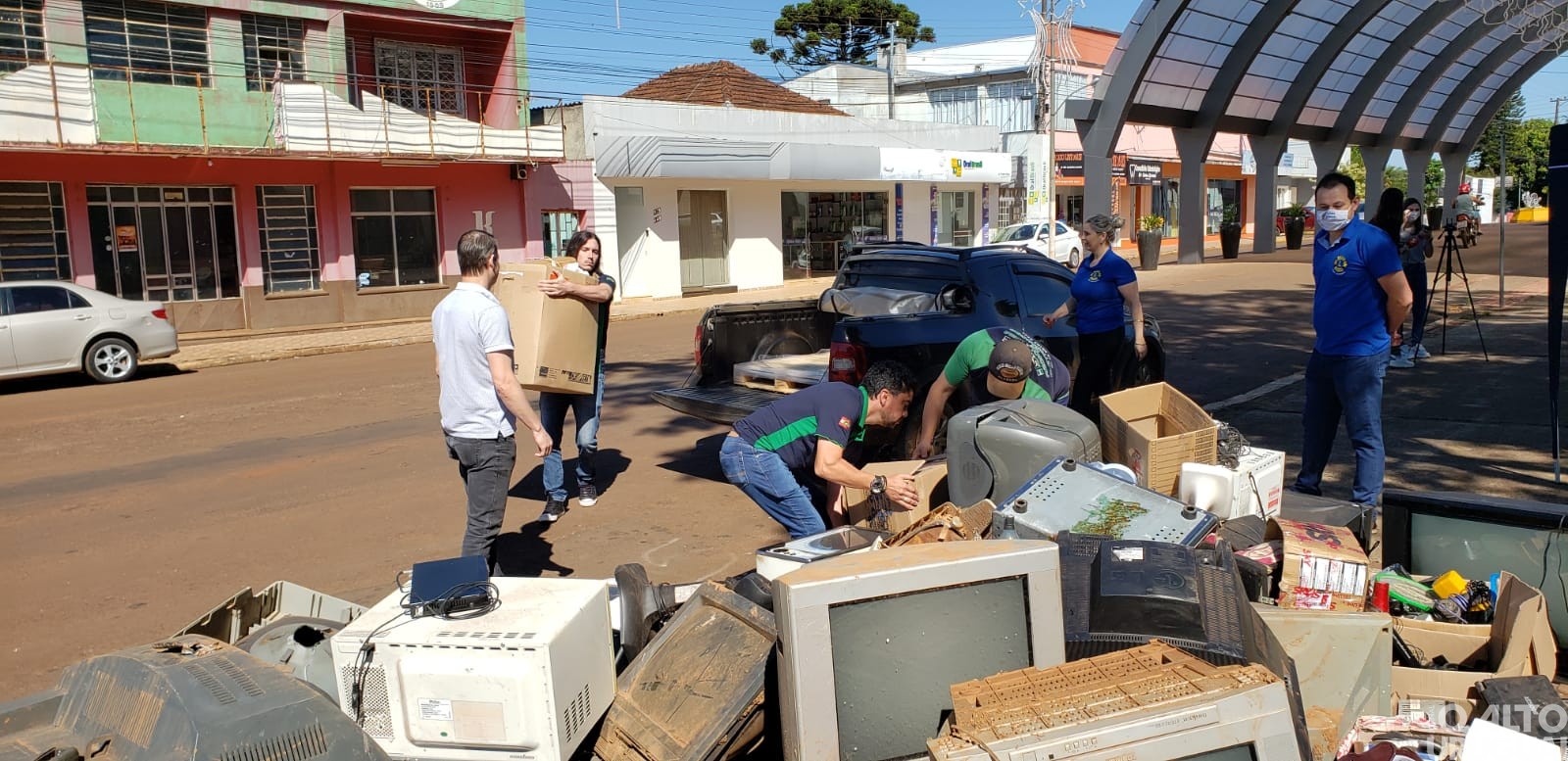 Campanha do Lions Clube arrecada três toneladas de lixo eletrônico em Seberi