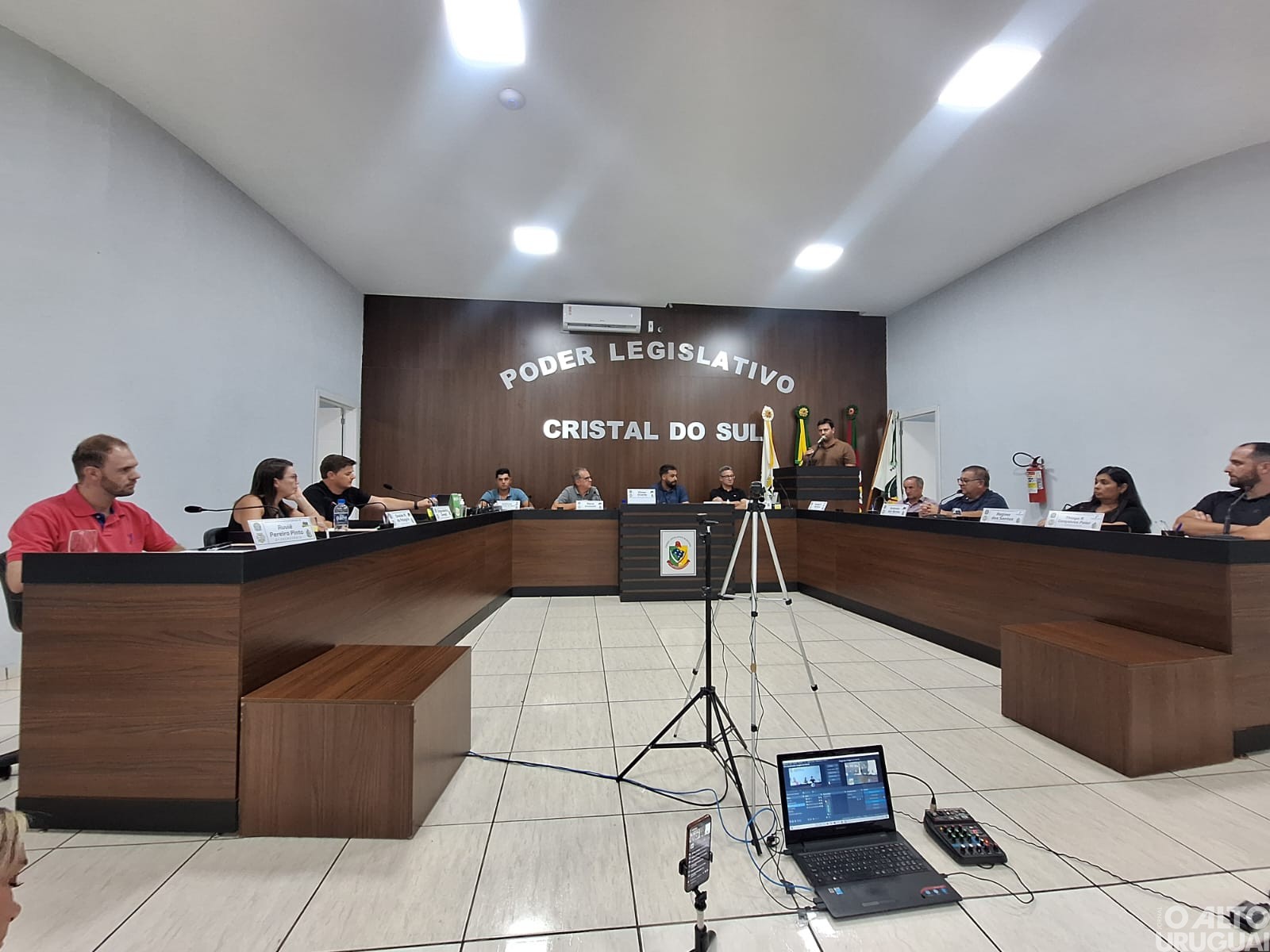 Esporte Clube Vila Nova de Cristal do Sul recebe homenagem na Câmara de Vereadores