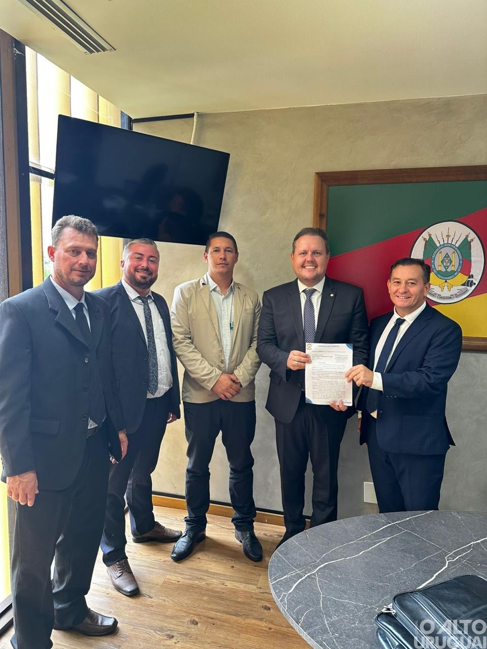 Comitiva de Novo Tiradentes busca recursos em Brasília