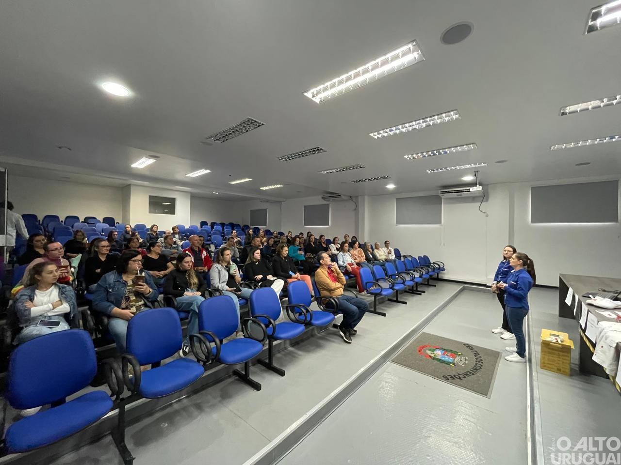 Profissionais da Saúde de Caiçara participam de palestra sobre o uso de EPI’s