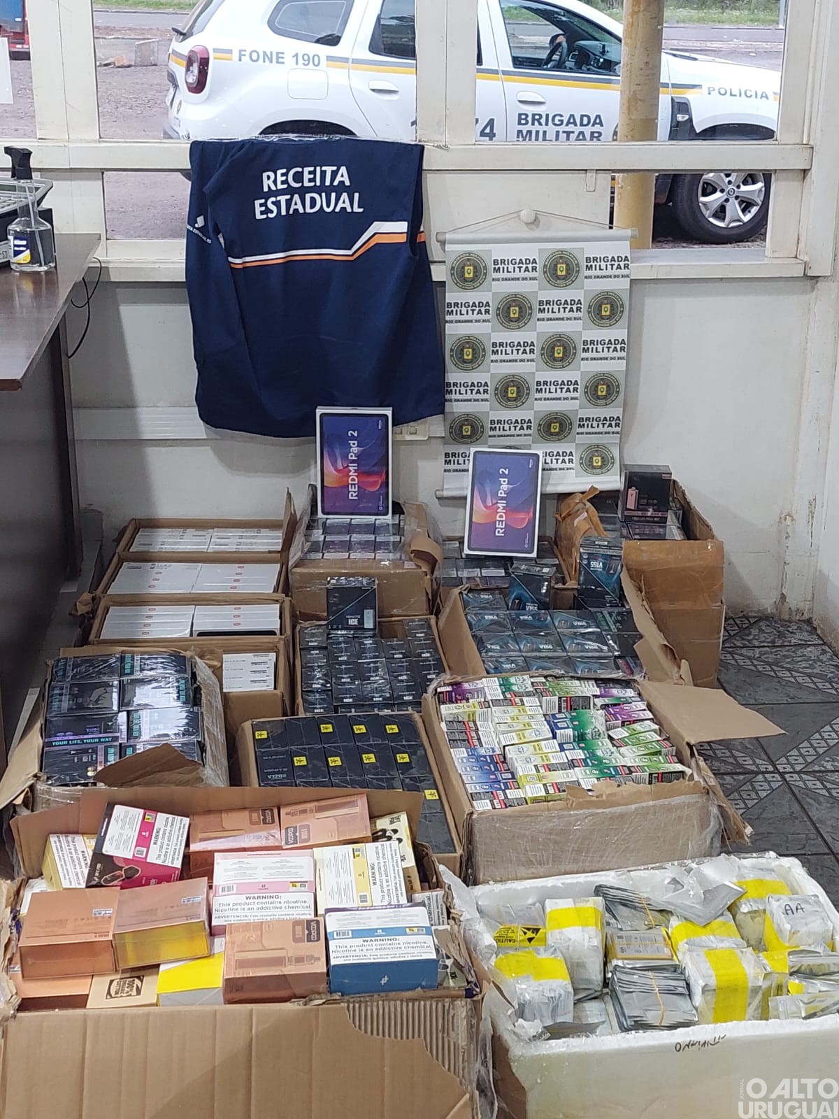 Homem é preso em Iraí por contrabando e descaminho