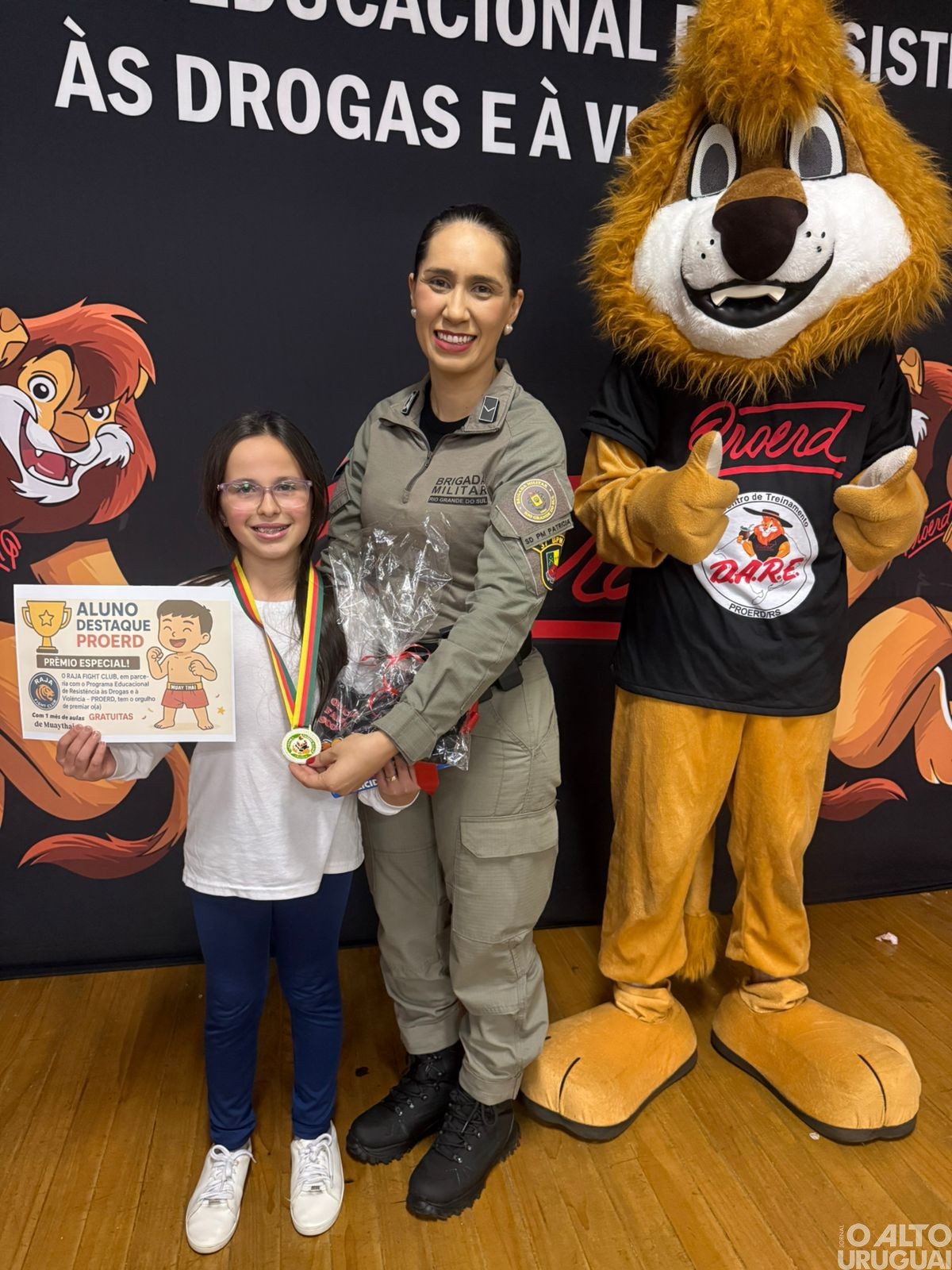 BM realiza formatura do Proerd em Frederico Westphalen