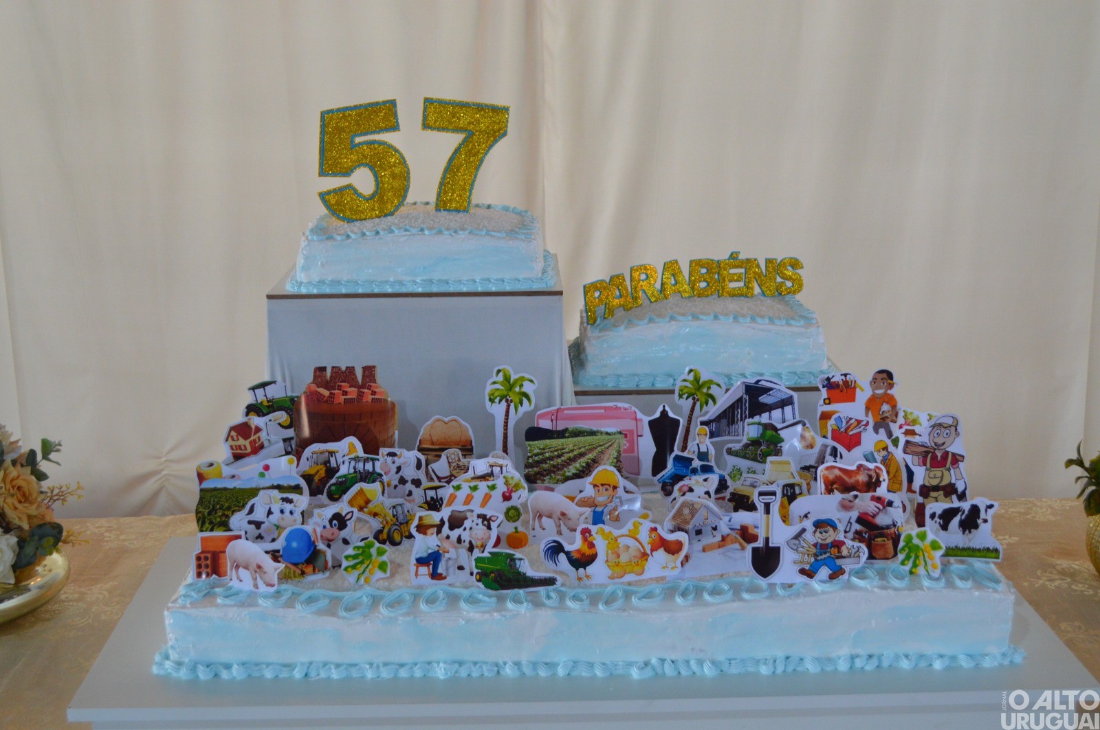 Almoço popular e corte do bolo marcam os 57 anos de Palmitinho