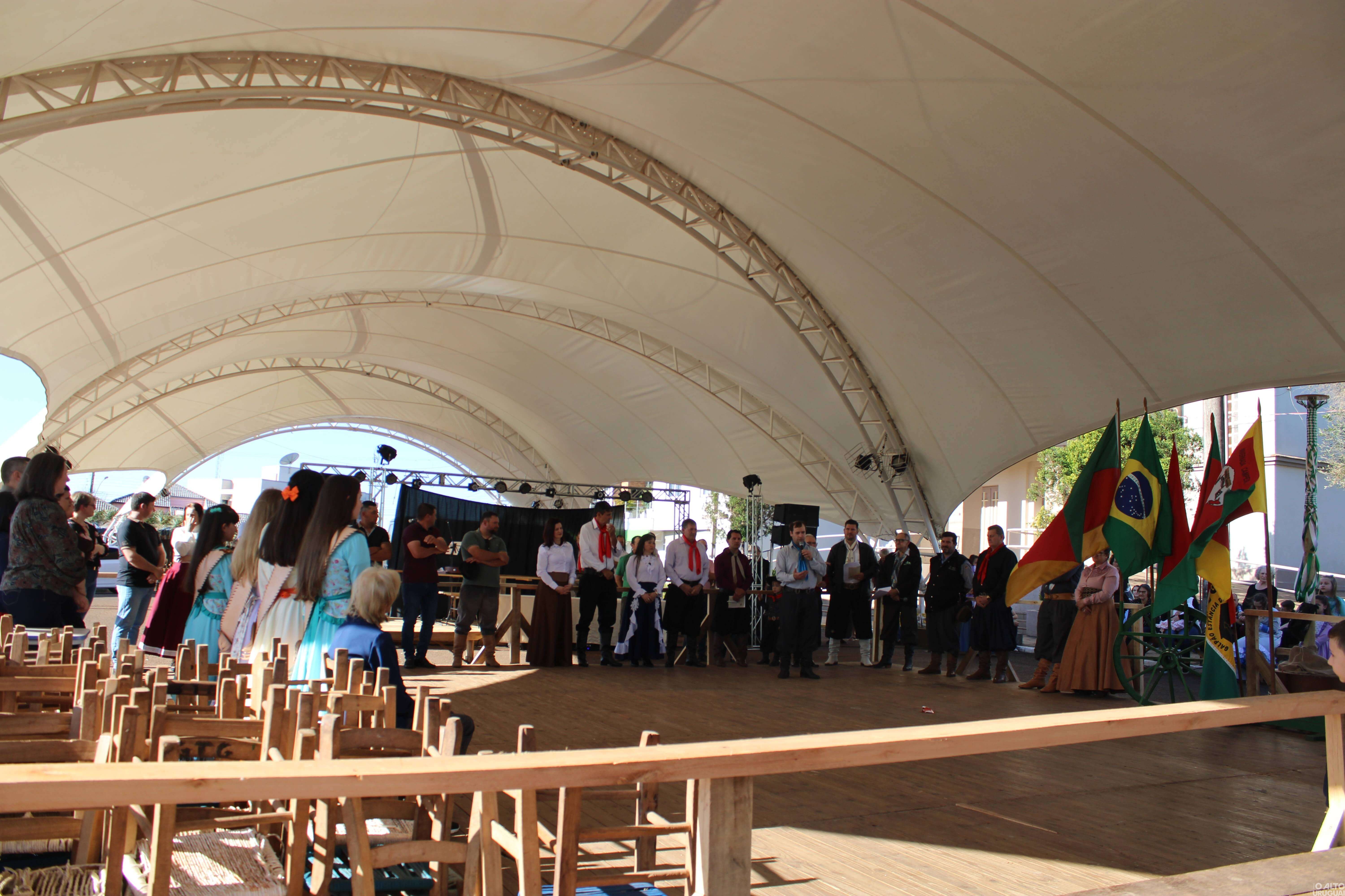 Taquaruçu do Sul abre oficialmente sua Semana Farroupilha