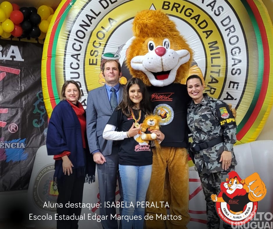 Brigada Militar realiza formatura do Proerd em FW