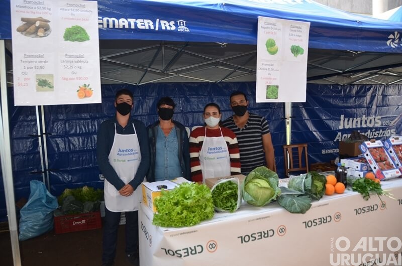 Feira da Agricultura Familiar é retomada em Taquaruçu do Sul