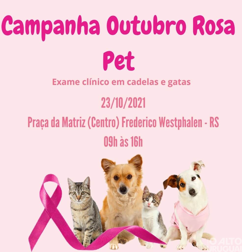 Outubro Rosa Pet acontece neste sábado em FW