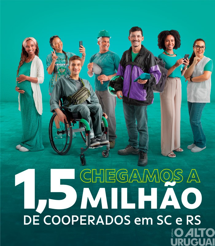 Sicoob SC/RS ultrapassa 1,5 milhão de cooperados