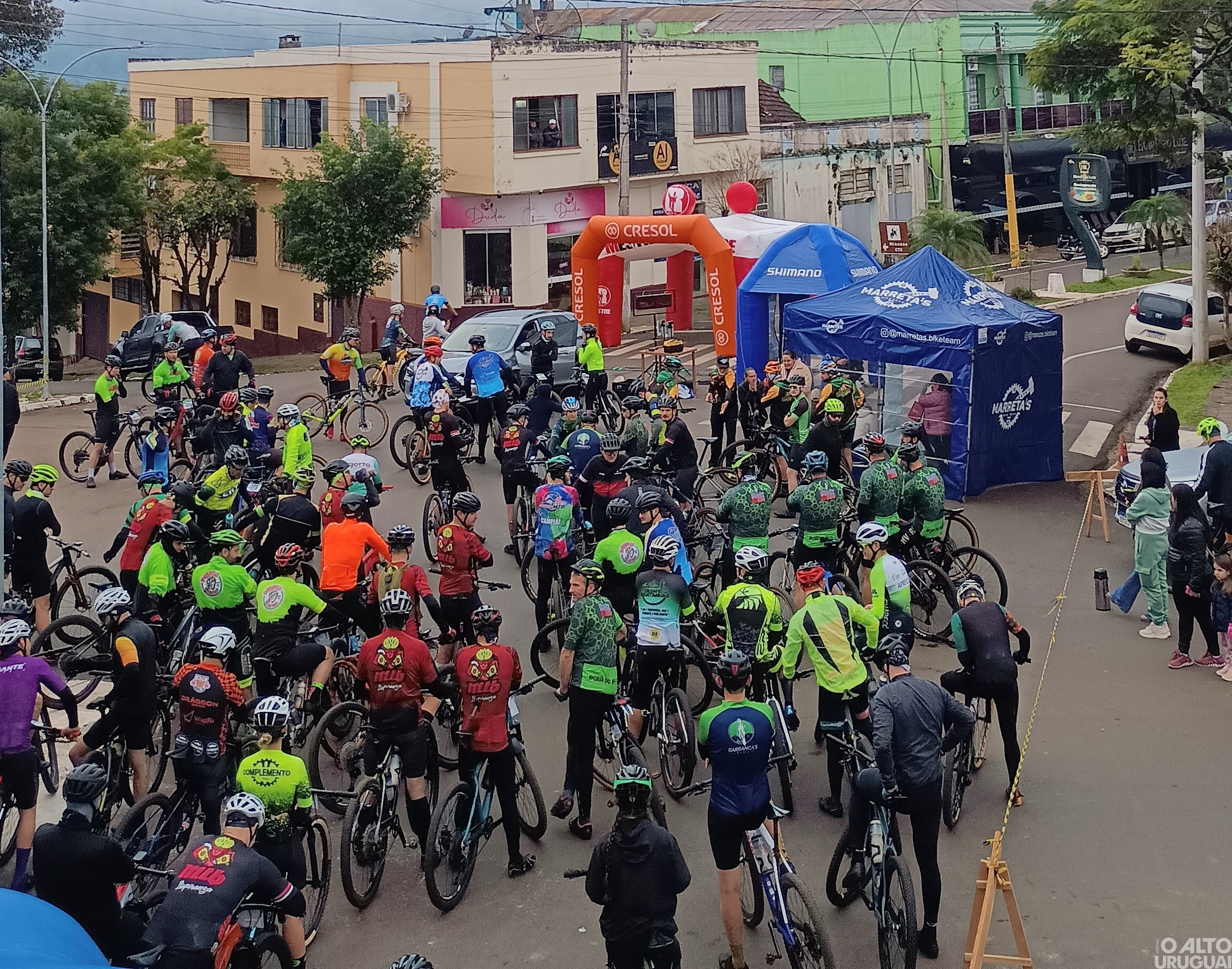 Competições de ciclismo e corrida abrem o domingo de Iraí