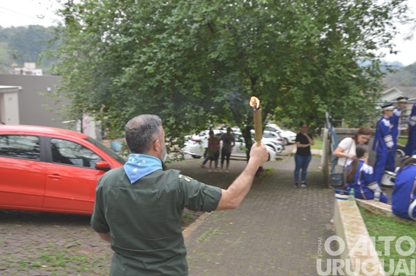 Centelha do Fogo Simbólico da Pátria chega a FW
