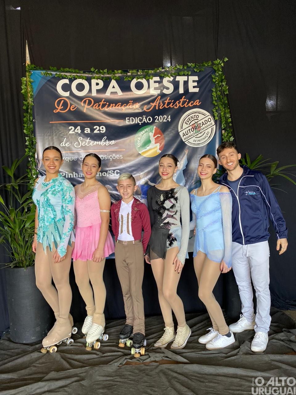 Magia da Patinação é destaque na Copa Oeste de Pinhalzinho