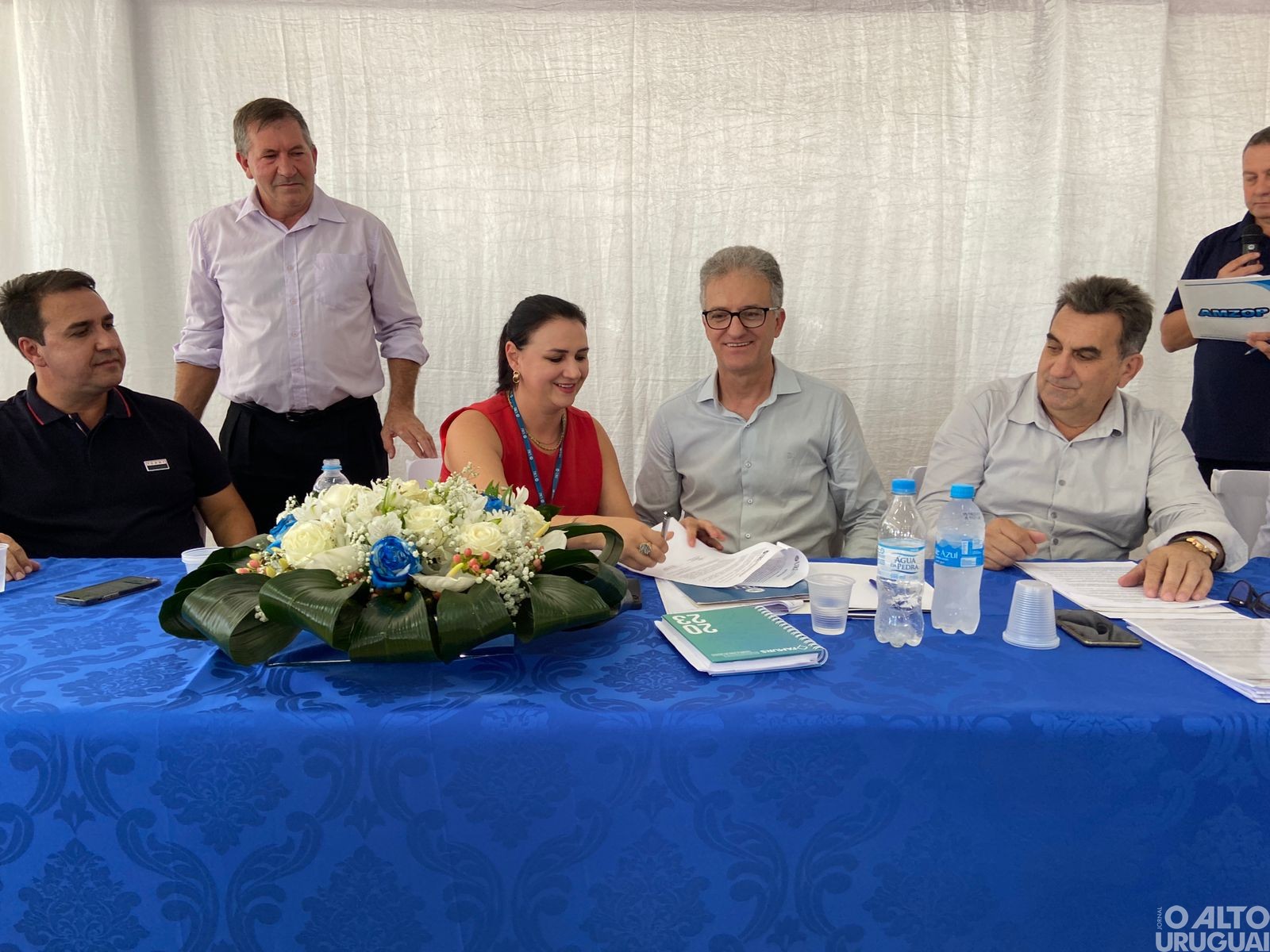 Reunião da Amzop é realizada durante Feira do Peixe de Taquaruçu do Sul