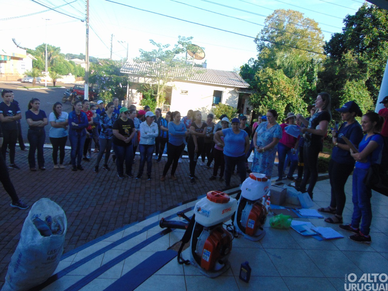 População de Cristal do Sul se mobiliza no combate à dengue