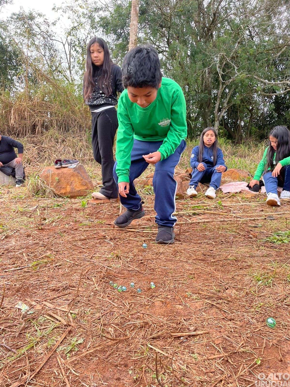 Iraí: alunos da Escola Indígena Nan Ga resgatam brincadeiras tradicionais