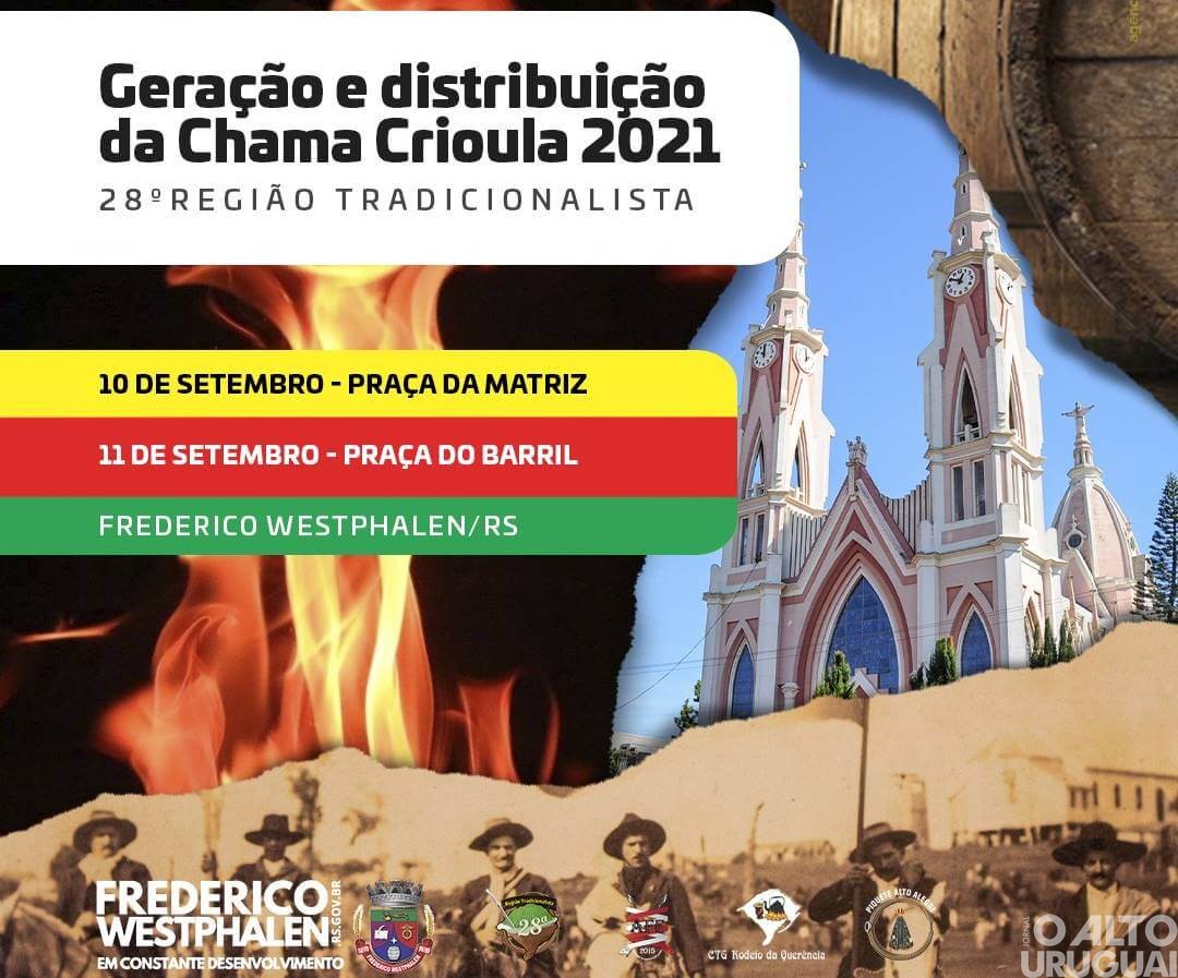 FW irá sediar a geração e distribuição da Chama Crioula