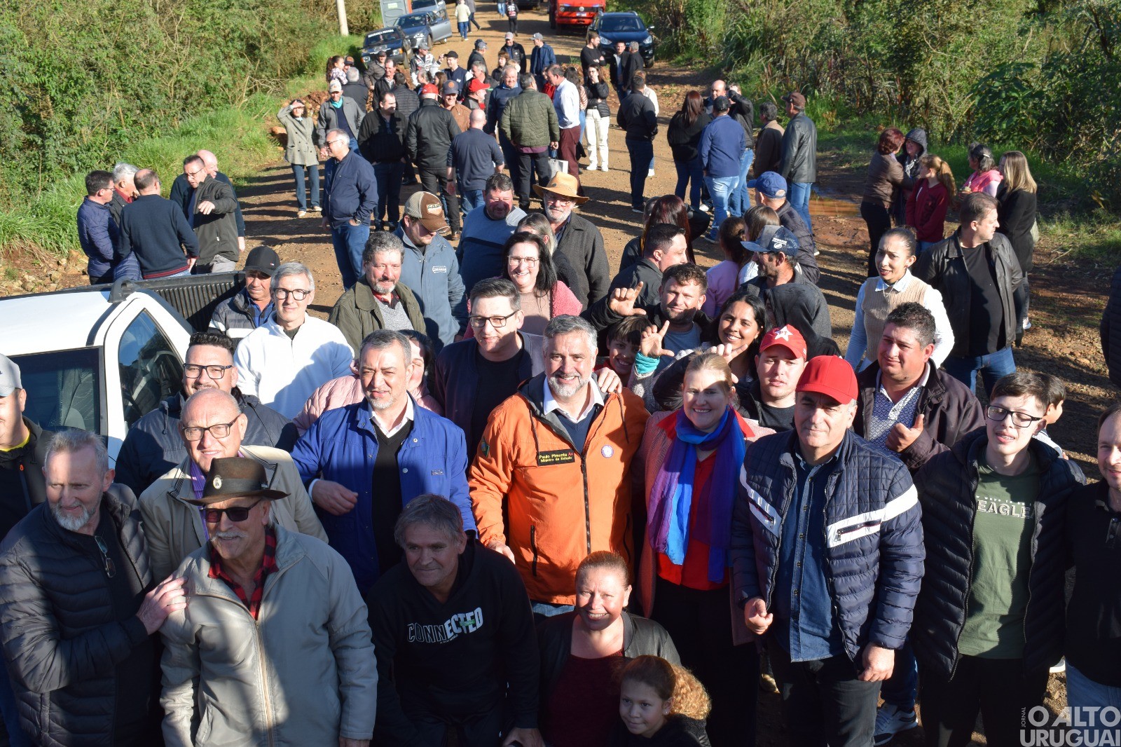 Ministro Paulo Pimenta cumpre agenda em Rodeio Bonito