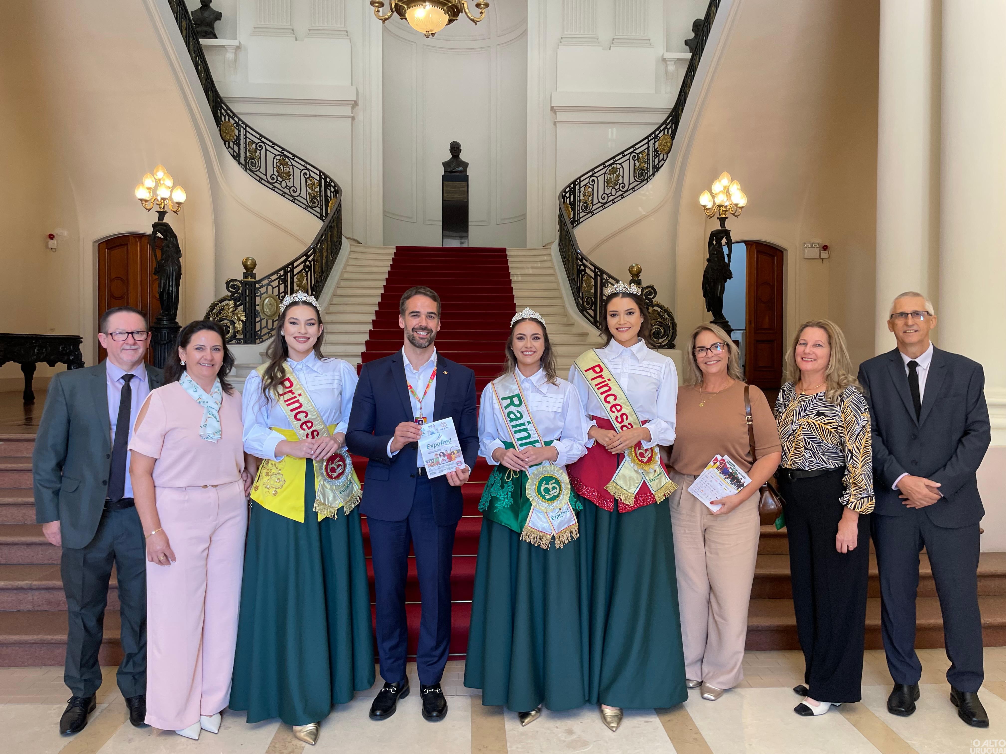 Representantes da Expofred cumprem agenda em Porto Alegre