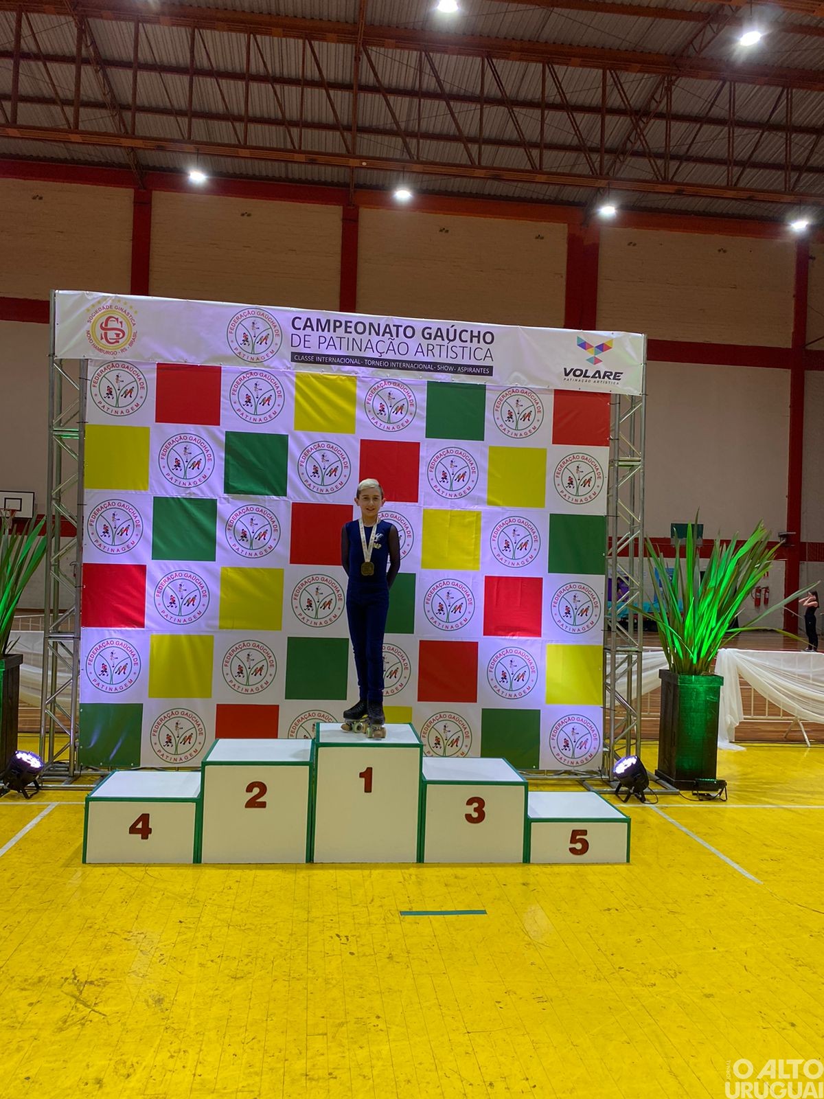 Magia da Patinação se destaca no campeonato gaúcho