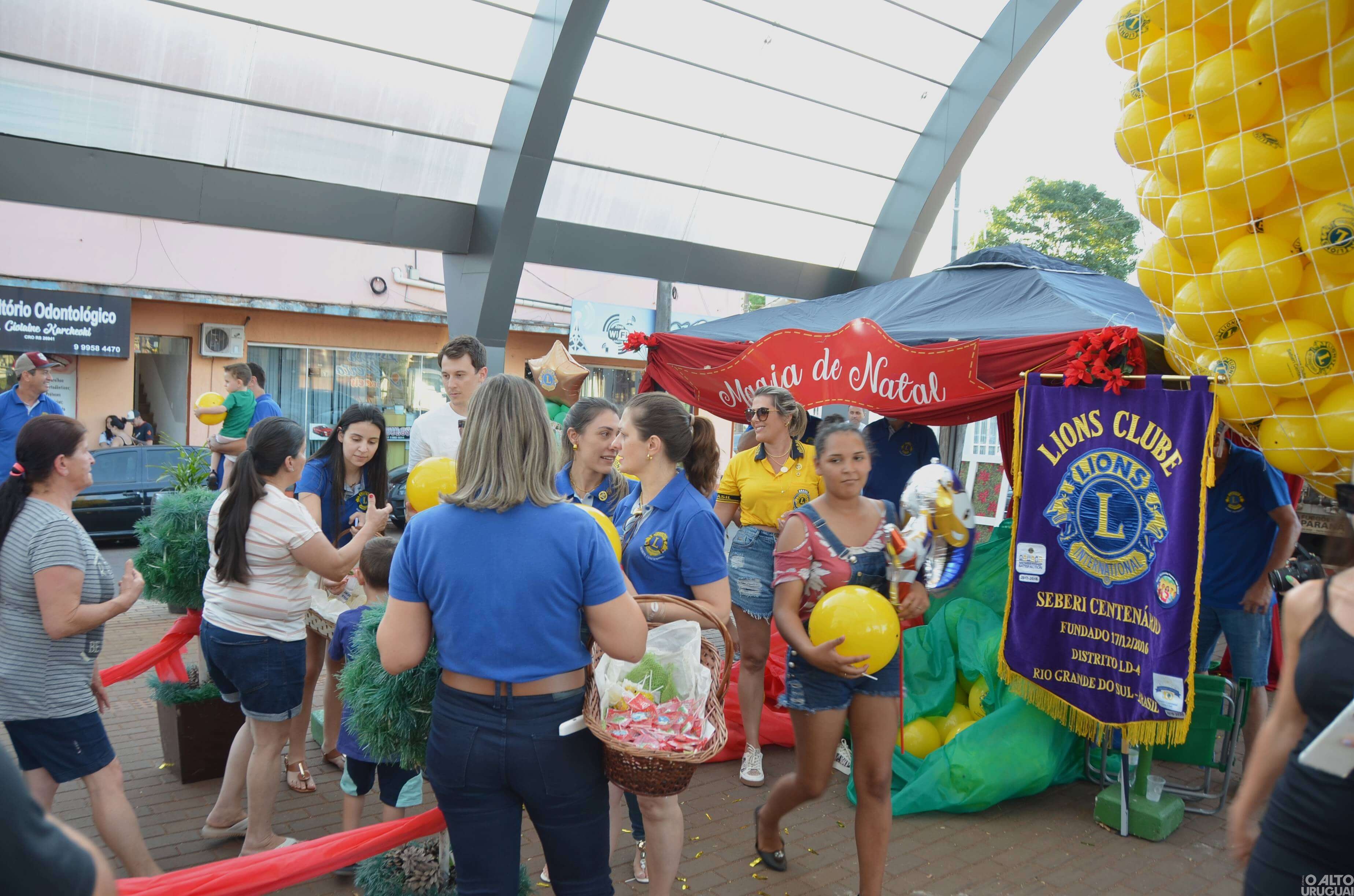 Chegada do Papai Noel marca o início da programação de Natal em Seberi
