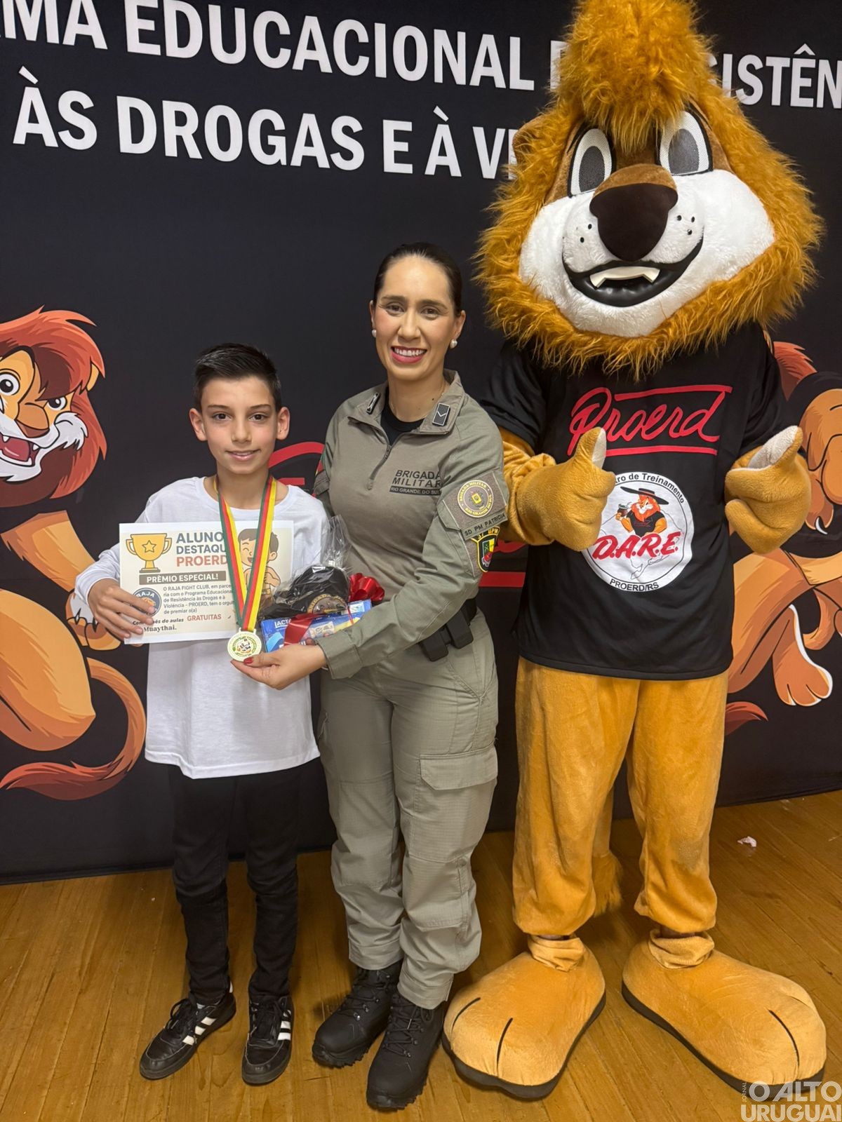 BM realiza formatura do Proerd em Frederico Westphalen