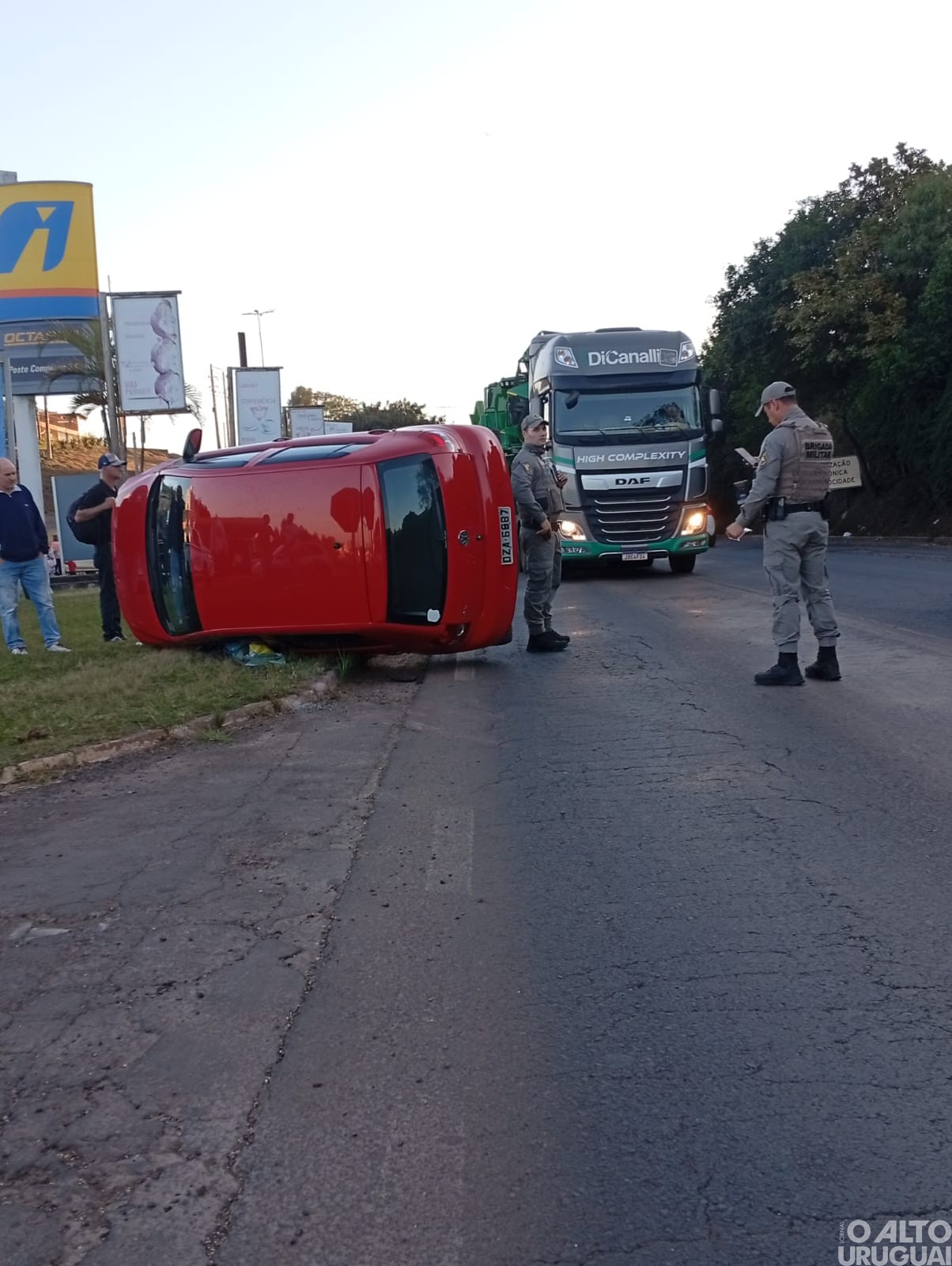 FW: PRF atende acidente na BR-386