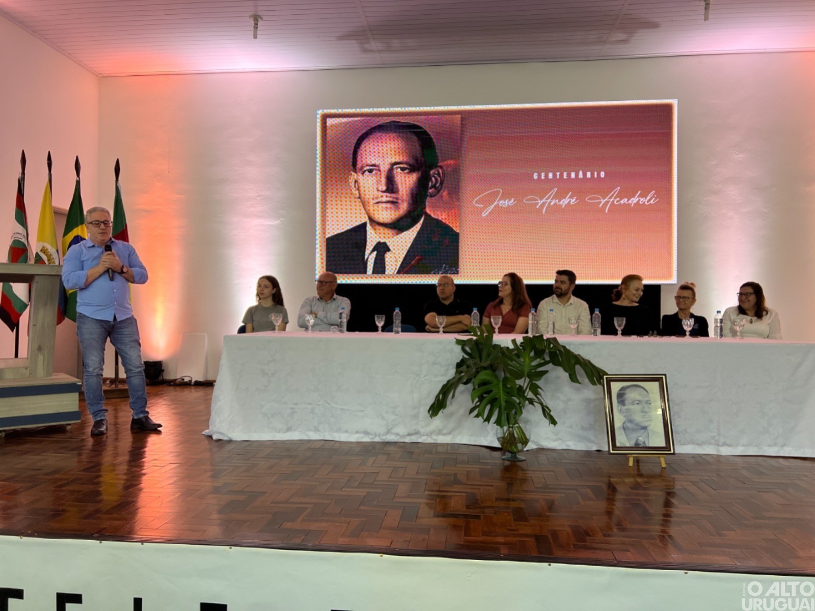 Escola José André Acadroli de Rodeio Bonito celebra centenário de seu patrono