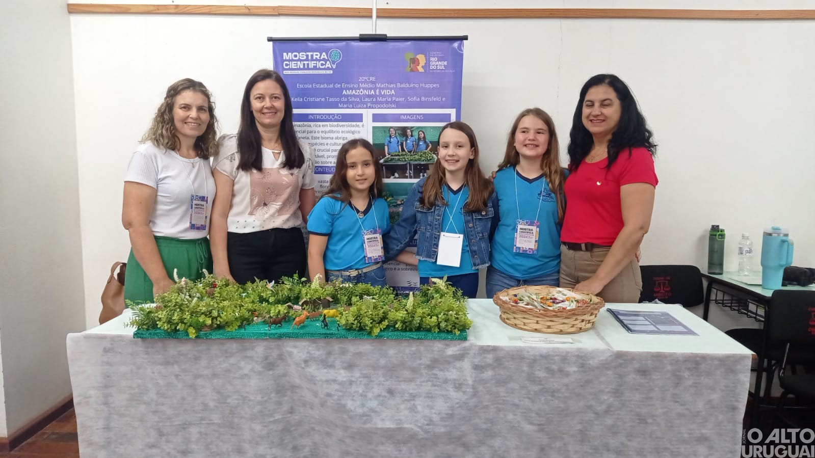 Escola Mathias Balduino Huppes de Cristal do Sul obtém classificação em mostra científica regional