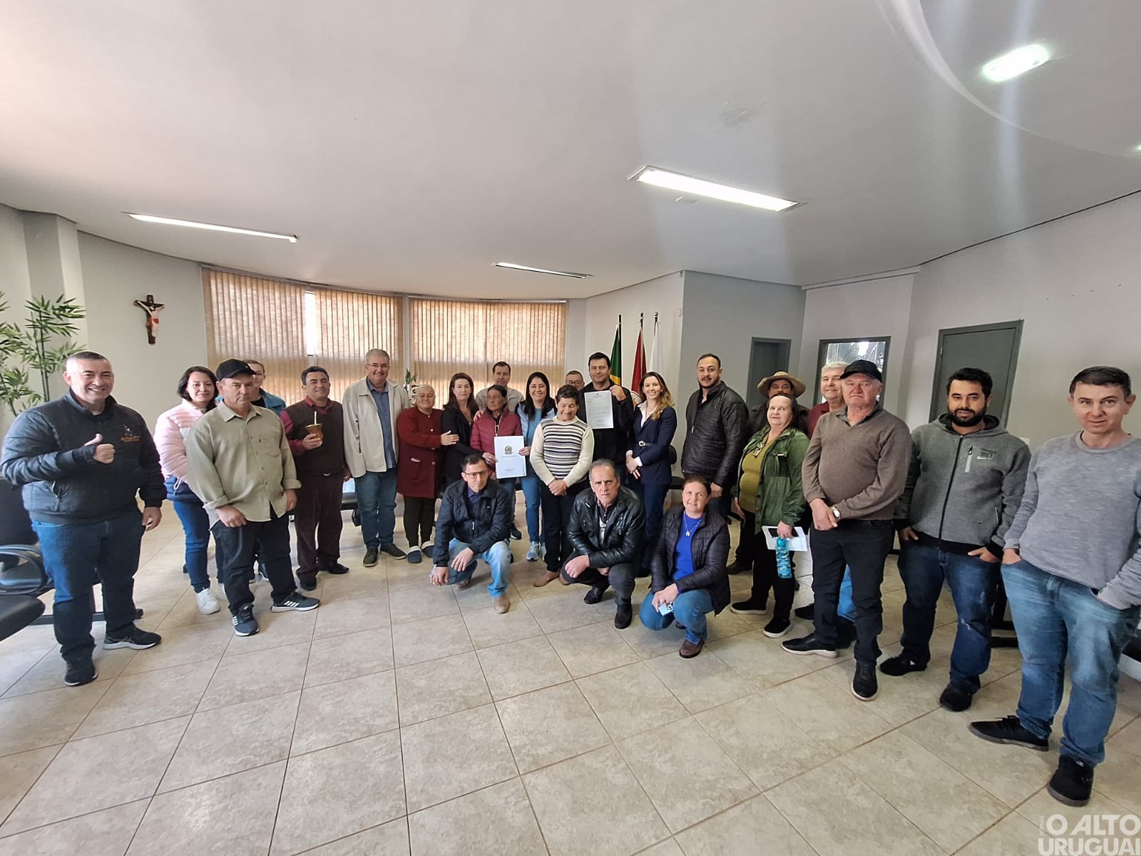 Comitiva do deputado Biolchi confirma emenda de R$ 200 mil para Cristal do Sul