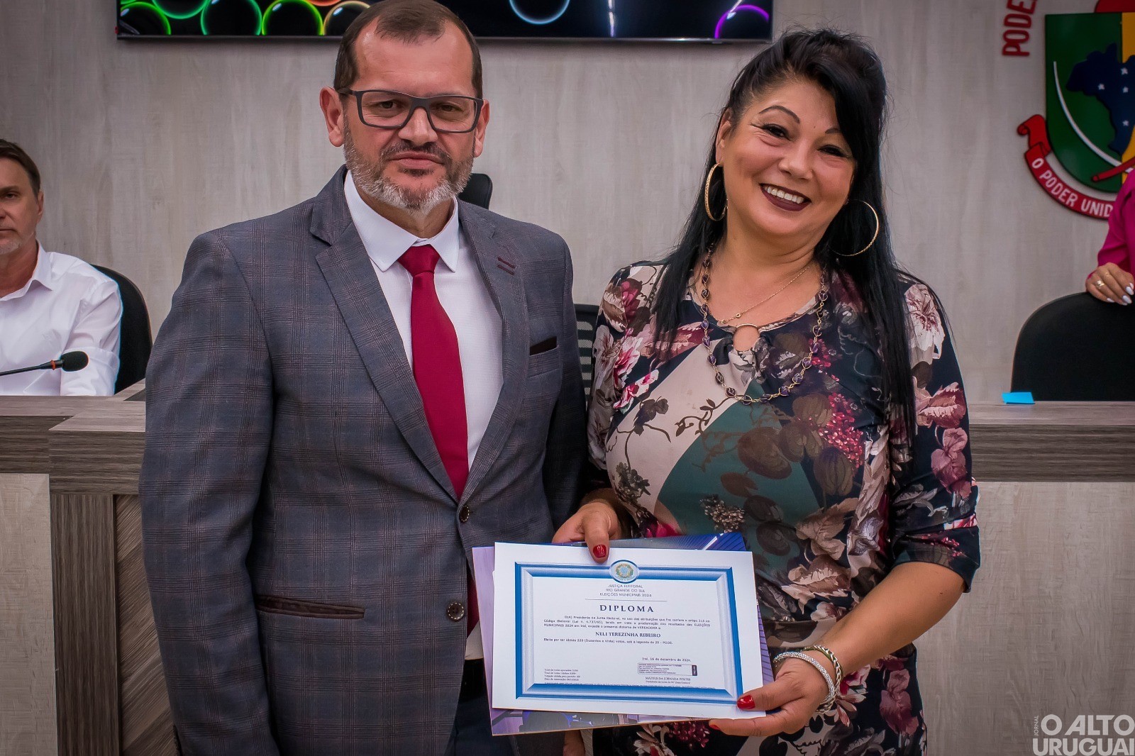 Câmara de Iraí realiza ato de entrega de diplomas aos vereadores eleitos