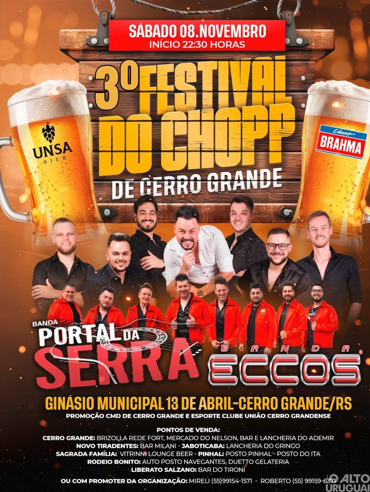 Cerro Grande promove 3º Festival do Chopp