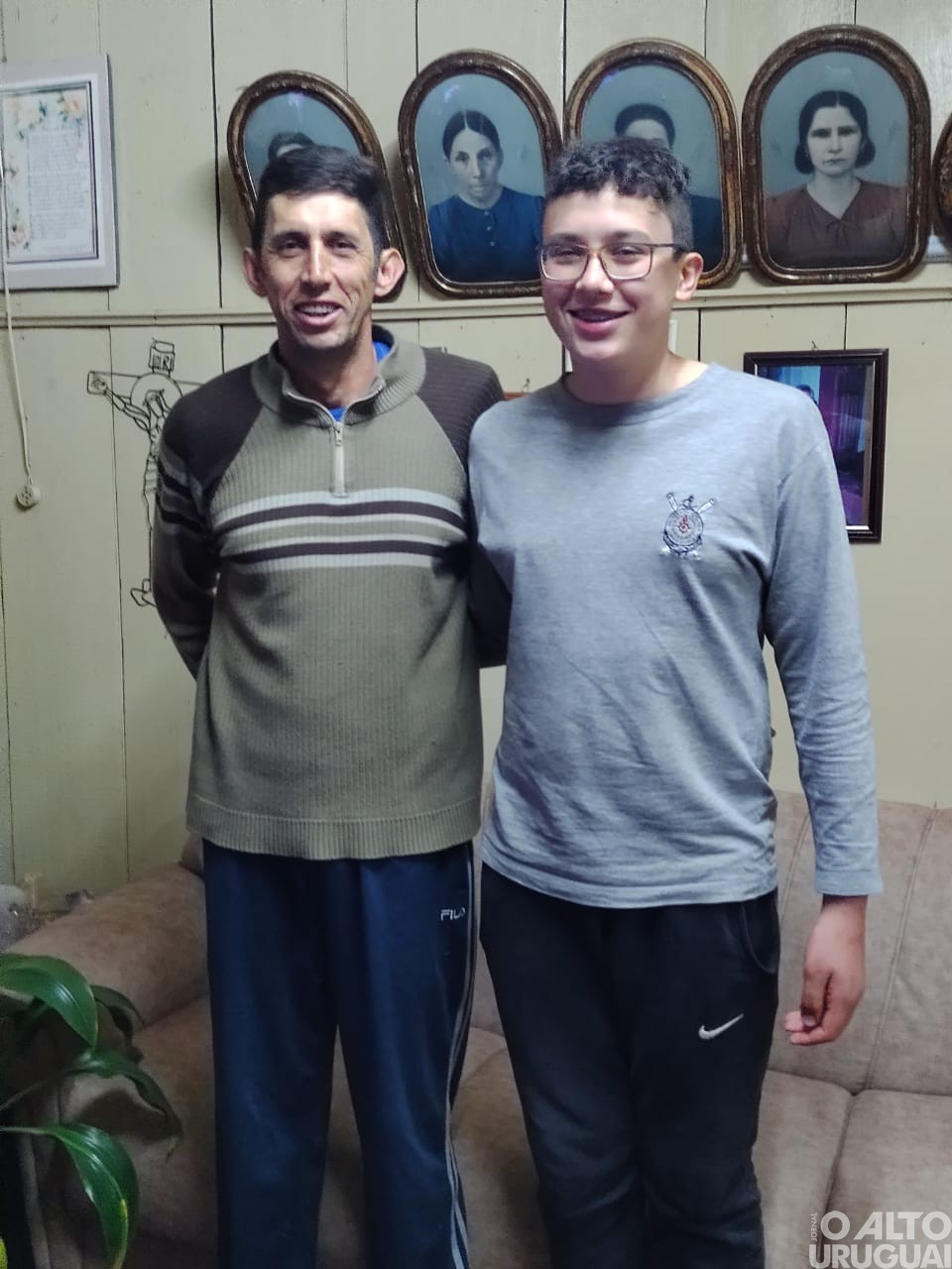 Filhos homenageiam pais e demonstram amor a Cristal do Sul