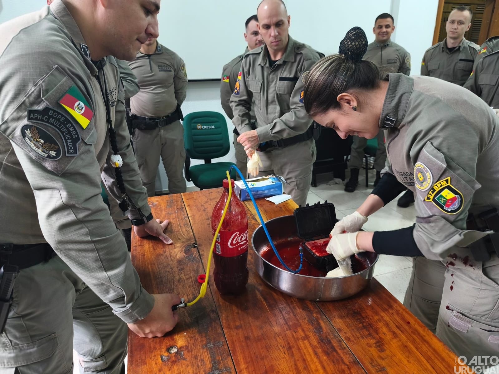BM forma novos agentes no Curso de Atendimento Pré-Hospitalar em Combate