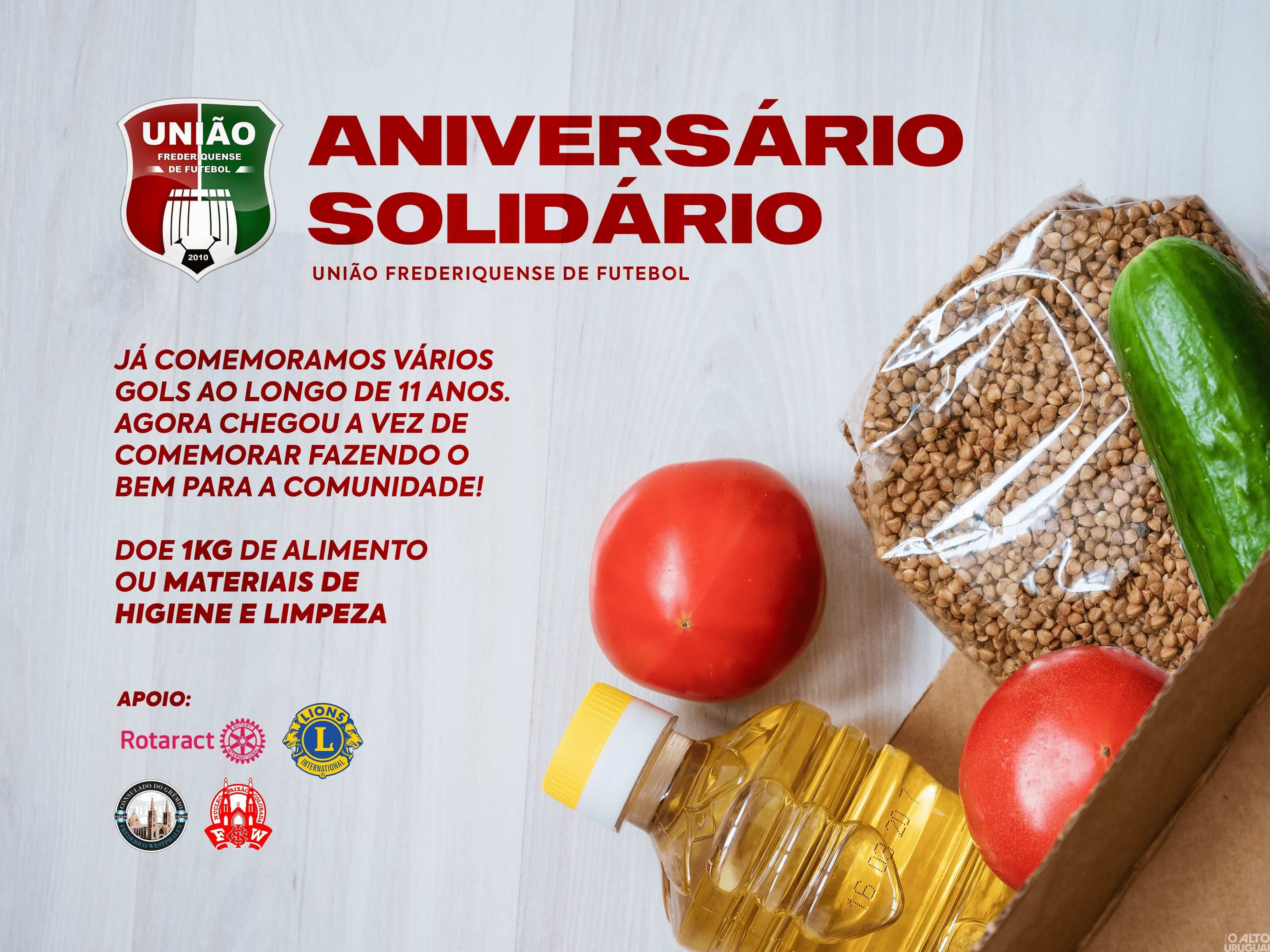 União-FW promove campanha social para celebrar aniversário