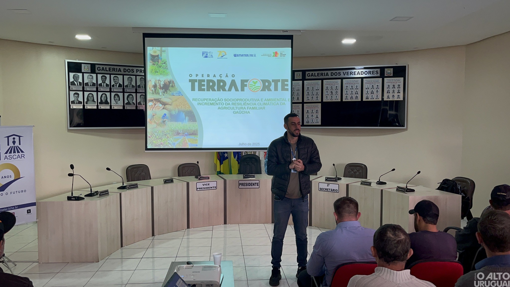 Pinheirinho do Vale inicia Operação Terra Forte