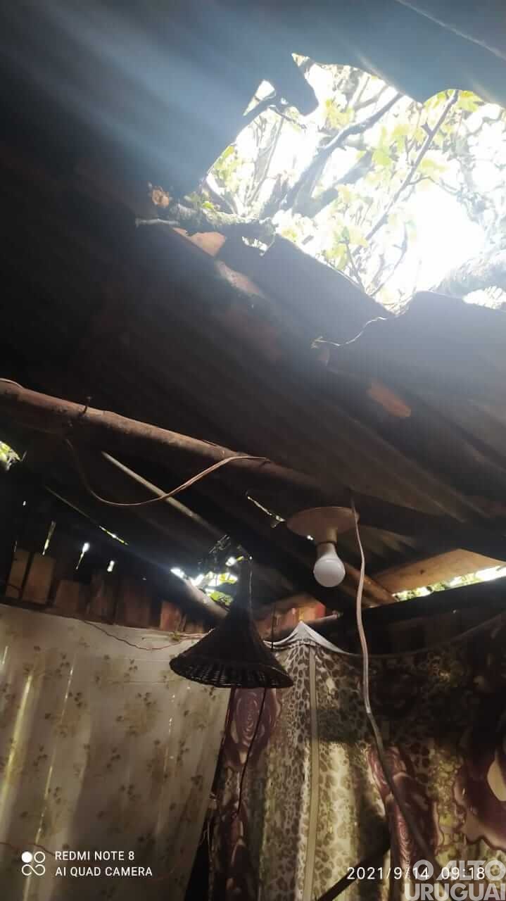 Planalto: temporal danifica casas da comunidade Guarani