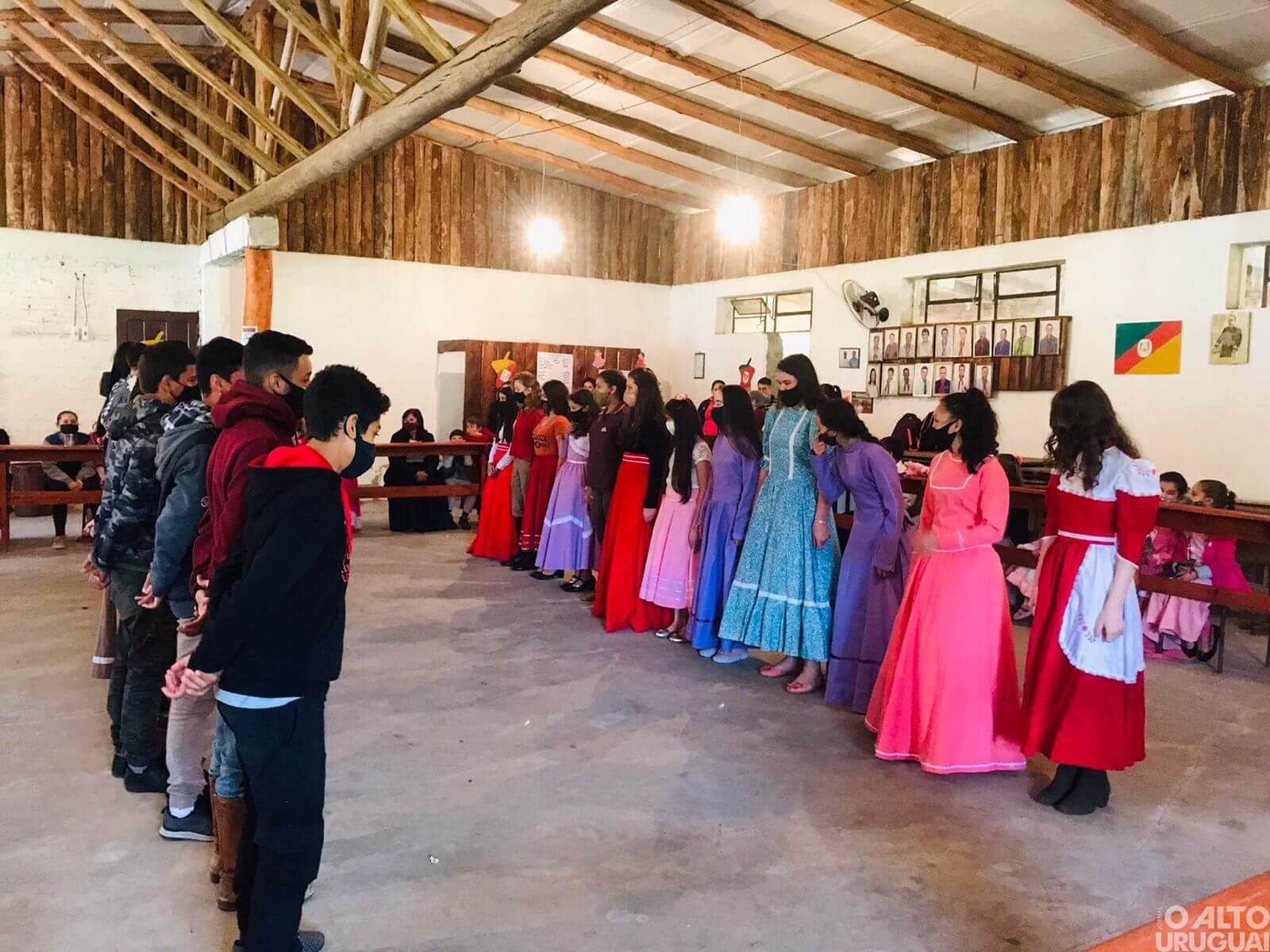 Cultura gaúcha é valorizada em ações nas escolas municipais de Caiçara