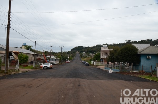 Obra de pavimentação avança em Cristal do Sul