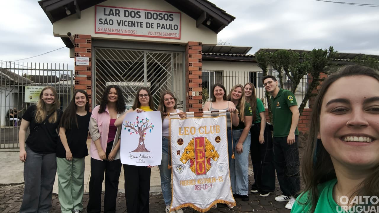 LEO Clube promove campanha “Impressões de Amor” no Lar de Idosos
