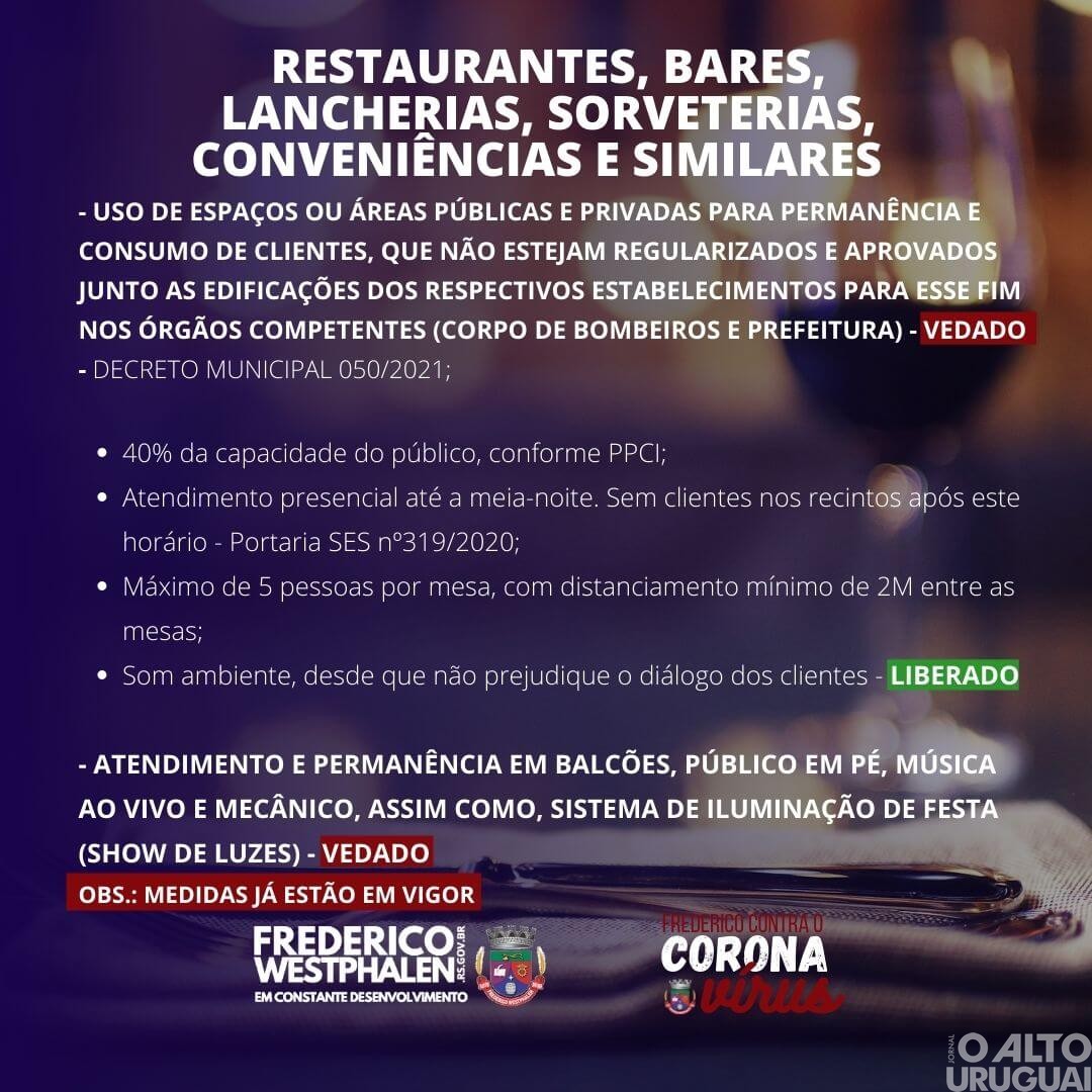 Saiba quais são as regras em vigor no novo decreto de FW