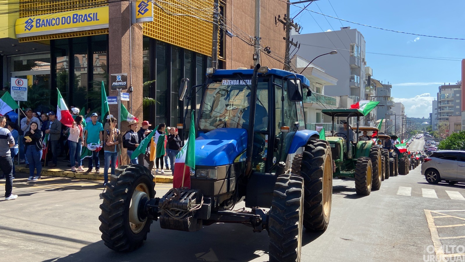 Trabalhadores rurais realizam manifestação em FW